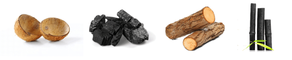 wood coconut shell coal activated carbon production